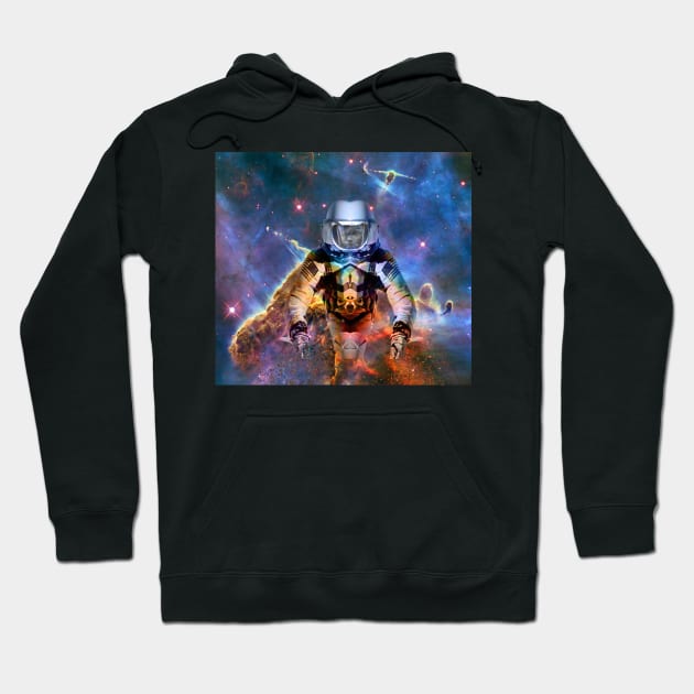 Astronaut Disintegration Hoodie by icarusismartdesigns